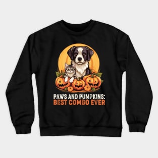 Howloween Dog Cuteness Scary Witchy Meme-y Crewneck Sweatshirt